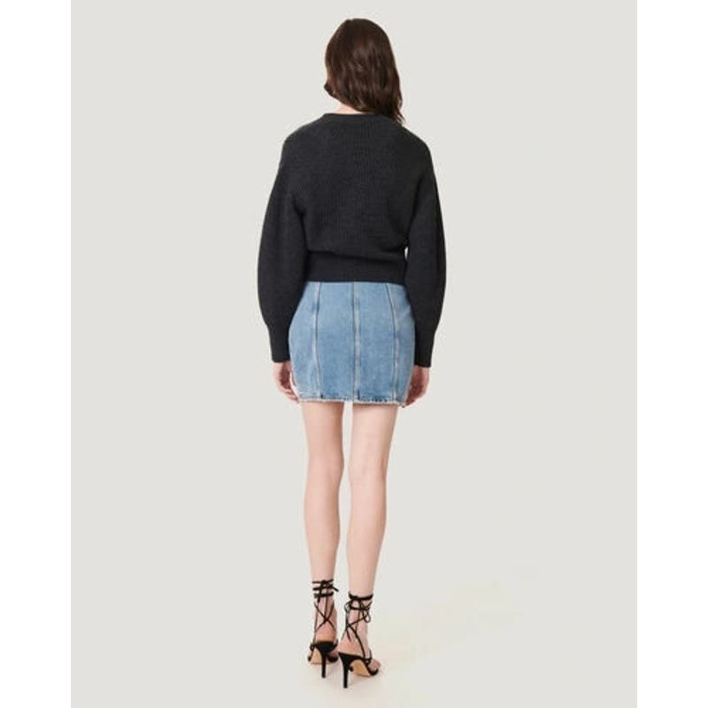 IRO Jamys V-neck Cotton/Cashmere Blend Women's Black Sweater Size XS NWOT